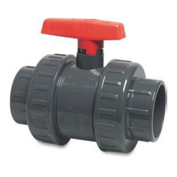 1.5" Ball Valve (Double Union) Red