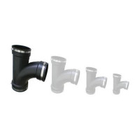 4" Tee with Clips (Flexible)