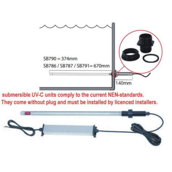 Replacement lamp for T5 Submersible 40W UVC